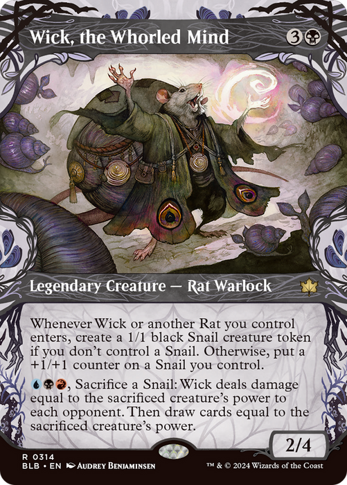 Wick, the Whorled Mind (Showcase) [BLB-314] Foil - Bloomburrow