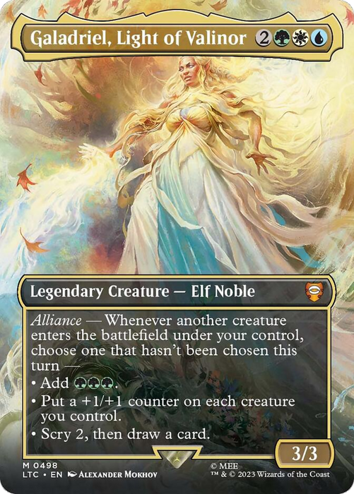 Galadriel, Light of Valinor (Borderless) [LTC-498] - Tales of Middle-earth Commander