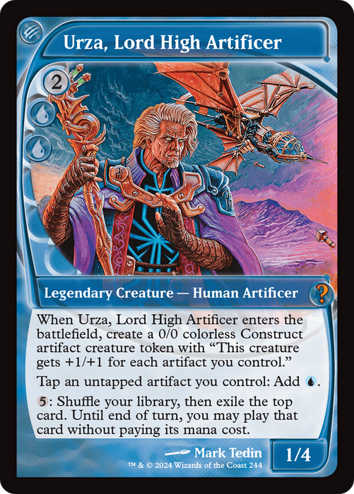 Urza, Lord High Artificer [MB2-244] Foil - Mystery Booster 2