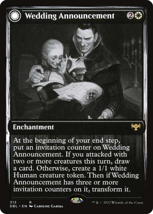 Wedding Announcement // Wedding Festivity (Double Faced Transform) [DBL-312] - Innistrad: Double Feature