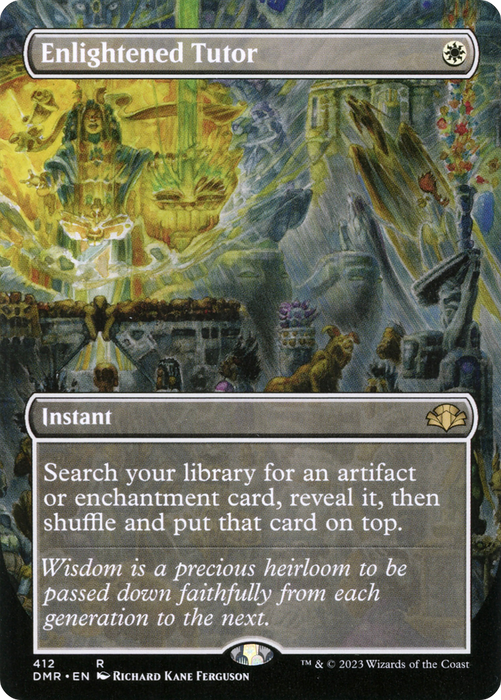 Enlightened Tutor (Borderless) [DMR-412] - Dominaria Remastered