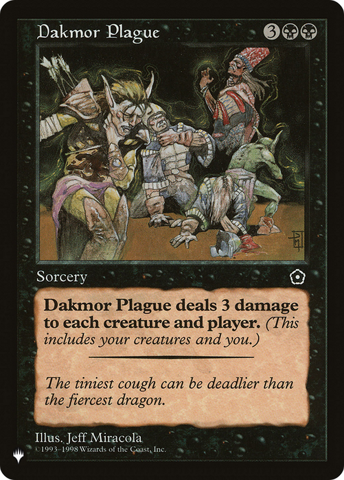 Dakmor Plague [PLST-P02-69] - The List