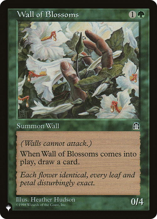 Wall of Blossoms [PLST-STH-125] - The List