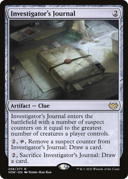 Investigator's Journal [VOW-258] - Innistrad: Crimson Vow