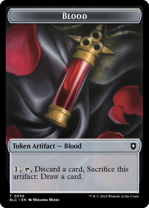 Blood [TBLC-036] Foil - Bloomburrow Commander Tokens