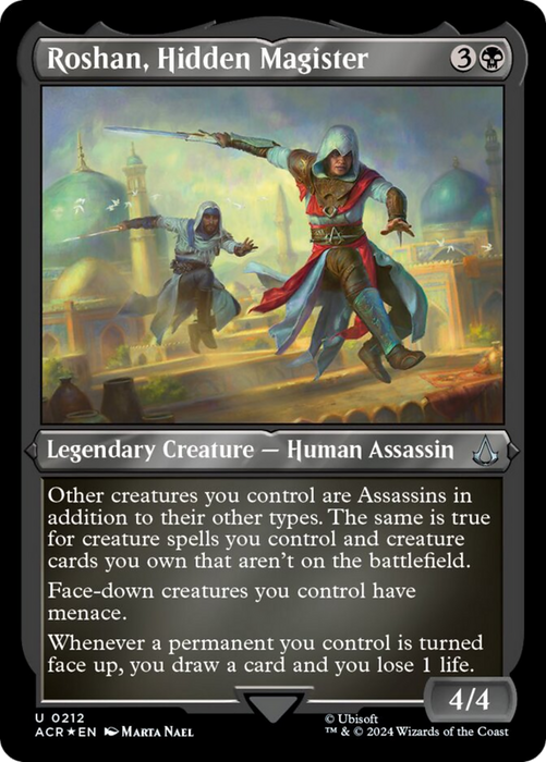 Roshan, Hidden Magister [ACR-212] Etched Foil - Assassin's Creed