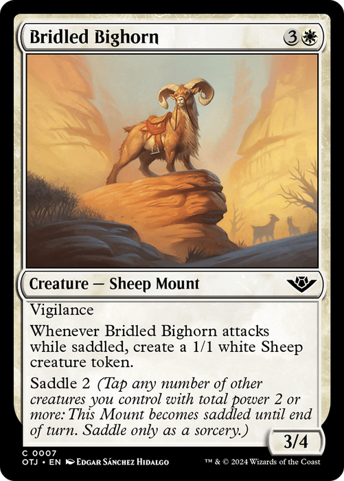 Bridled Bighorn [OTJ-007] - Outlaws of Thunder Junction