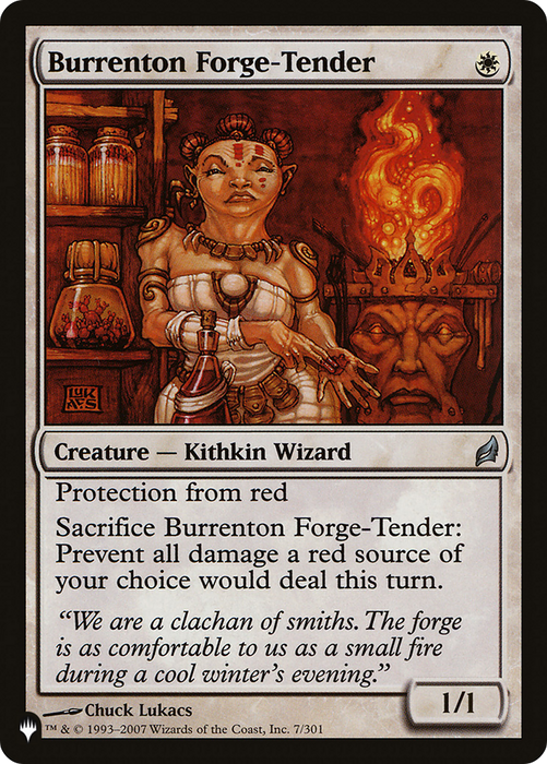 Burrenton Forge-Tender [PLST-LRW-7] - The List