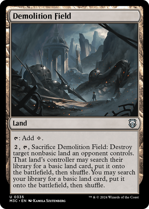 Demolition Field [M3C-335] - Modern Horizons 3 Commander