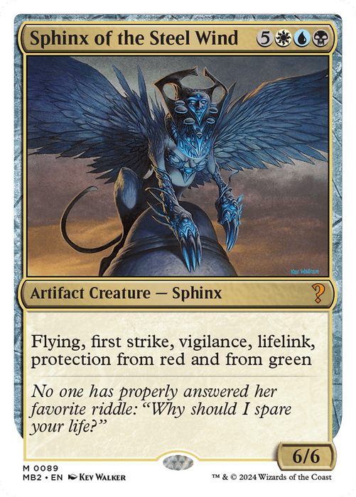 Sphinx of the Steel Wind [MB2-089] - Mystery Booster 2