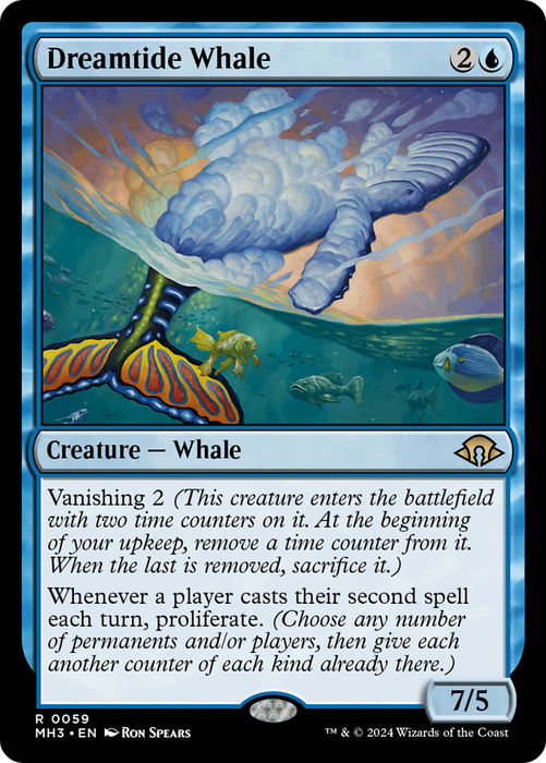 Dreamtide Whale [MH3-059] Foil - Modern Horizons 3