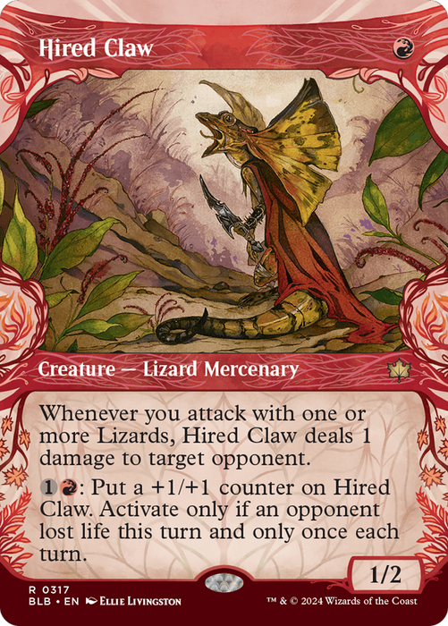 Hired Claw (Showcase) [BLB-317] Foil - Bloomburrow