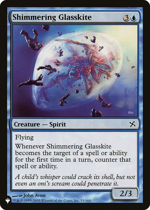 Shimmering Glasskite [PLST-BOK-51] - The List