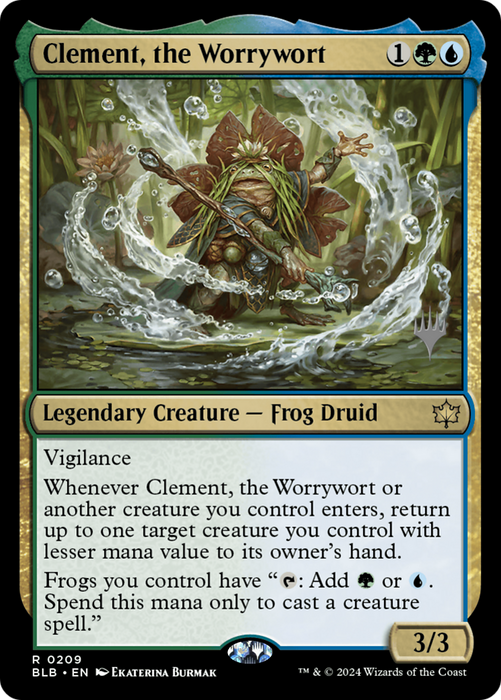 Clement, the Worrywort [PBLB-209P] - Bloomburrow Promos