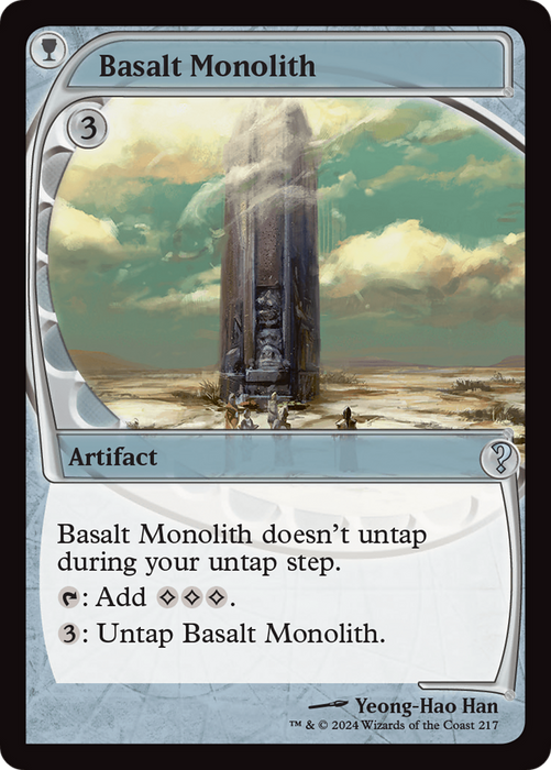 Basalt Monolith [MB2-217] Foil - Mystery Booster 2