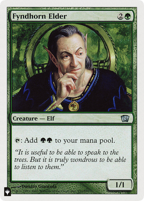 Fyndhorn Elder [PLST-8ED-251] - The List