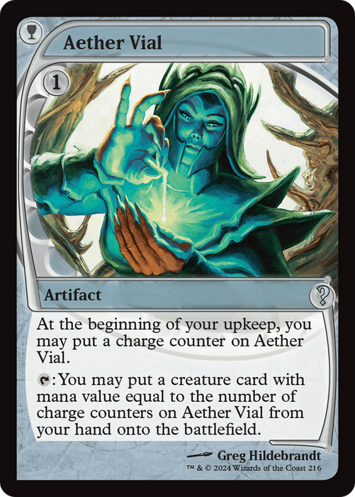 Aether Vial [MB2-216] Foil - Mystery Booster 2