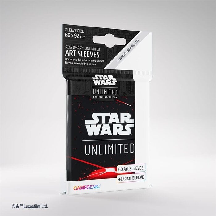 Star Wars: Unlimited Art Sleeves: Space Red 60CT