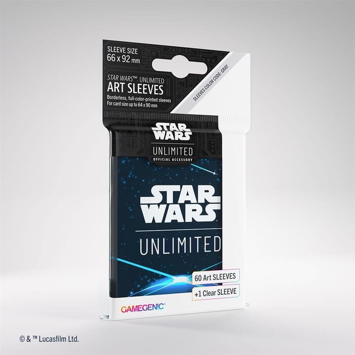 Star Wars: Unlimited Art Sleeves: Space Blue 60CT