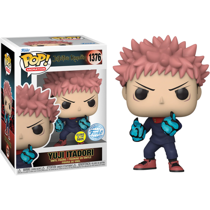 Funko Pop Jujutsu Kaisen - Yuji Itadori (Glows in the Dark) (Special Edition) #1376