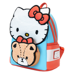 LOUNGEFLY Sanrio Hello Kitty & Tiny Chum Bear Sherpa Mini Backpack