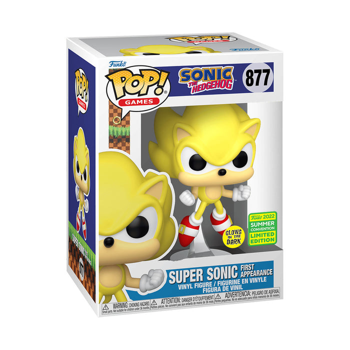 Funko Pop Sonic the Hedgehog - Super Sonic (Summer Convention Limited Edition) #877