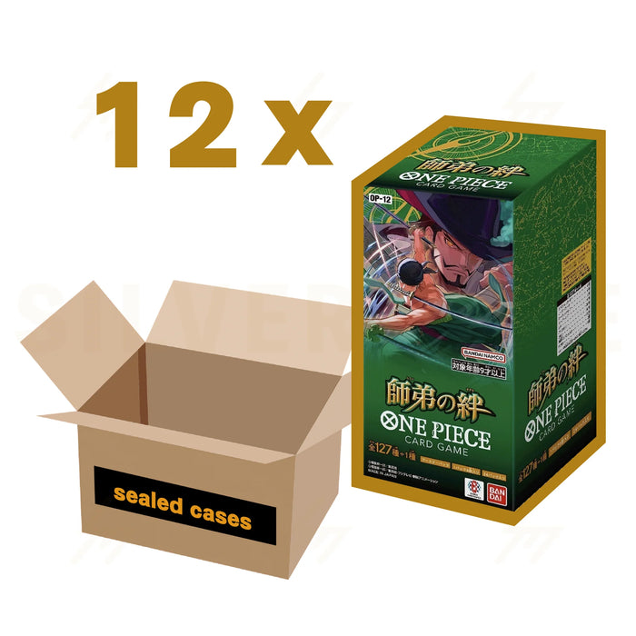 One Piece - Japanese TCG OP-12 - Legacy of the Master Booster Box - Sealed Case of 12