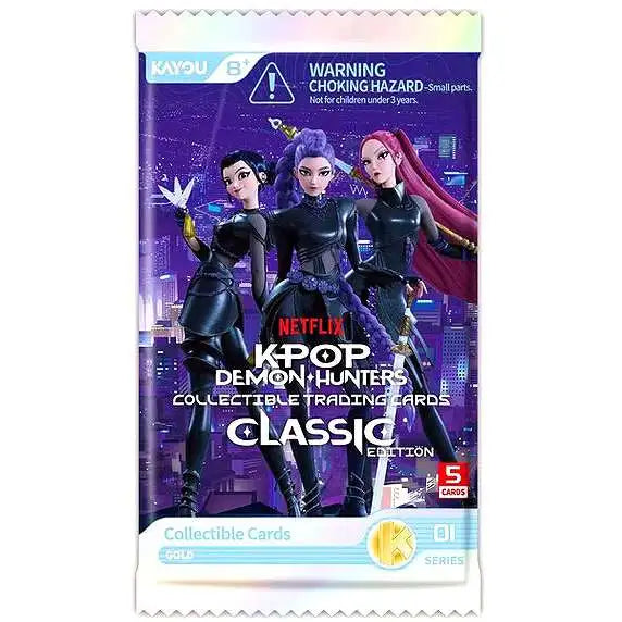 2026 K-Pop Demon Hunters Collectible Trading Cards Classic Hobby Pack
