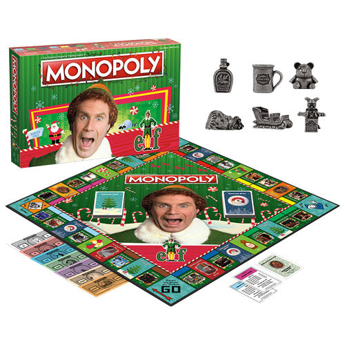 Monopoly ELF Board Game - Themed Monopoly Board Game