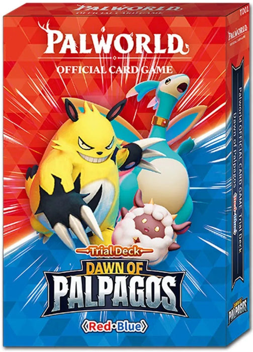 Palworld Official Card Game - Dawn of Palpagos - Red/Blue Trial Deck TD01