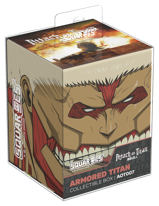 Ultimate Guard - Squaroes 100ct Deck Box - Attack on Titan - ARMORED TITAN (Pre-Order)