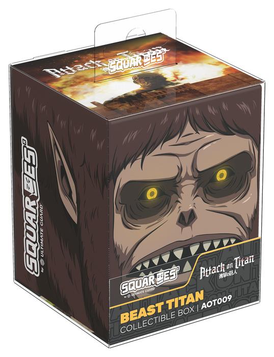 Ultimate Guard - Squaroes 100ct Deck Box - Attack on Titan - BEAST TITAN (Pre-Order)