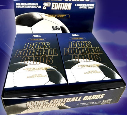 2025 Club Legacyz Icons 2nd Edition Soccer Display