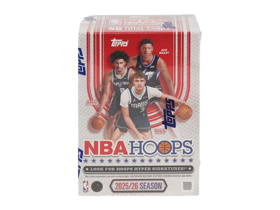 2025/26 Topps NBA Hoops Basketball Blaster Box