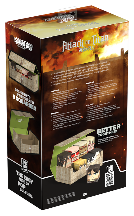 Ultimate Guard - Squaroes 1000ct Collector Case - Attack on Titan  (Pre-Order)