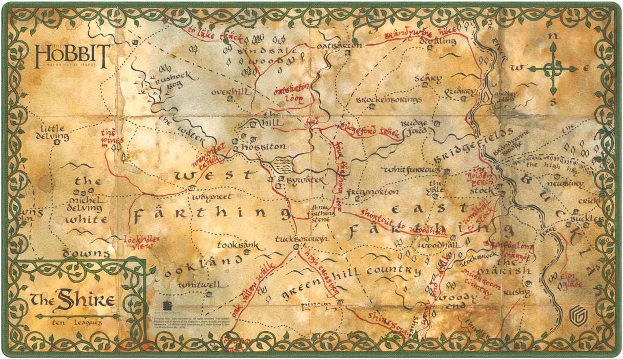 Ultimate Guard Playmat - The Hobbit Map The Shire