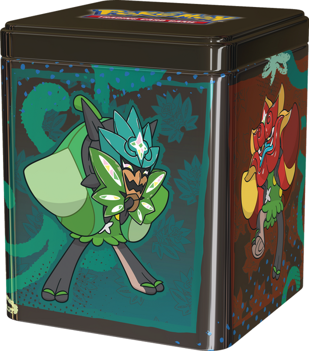 Pokémon 2025 Q1 Stacking Tin - Feisty Ogerpon and Its Masks (Pre-Order)