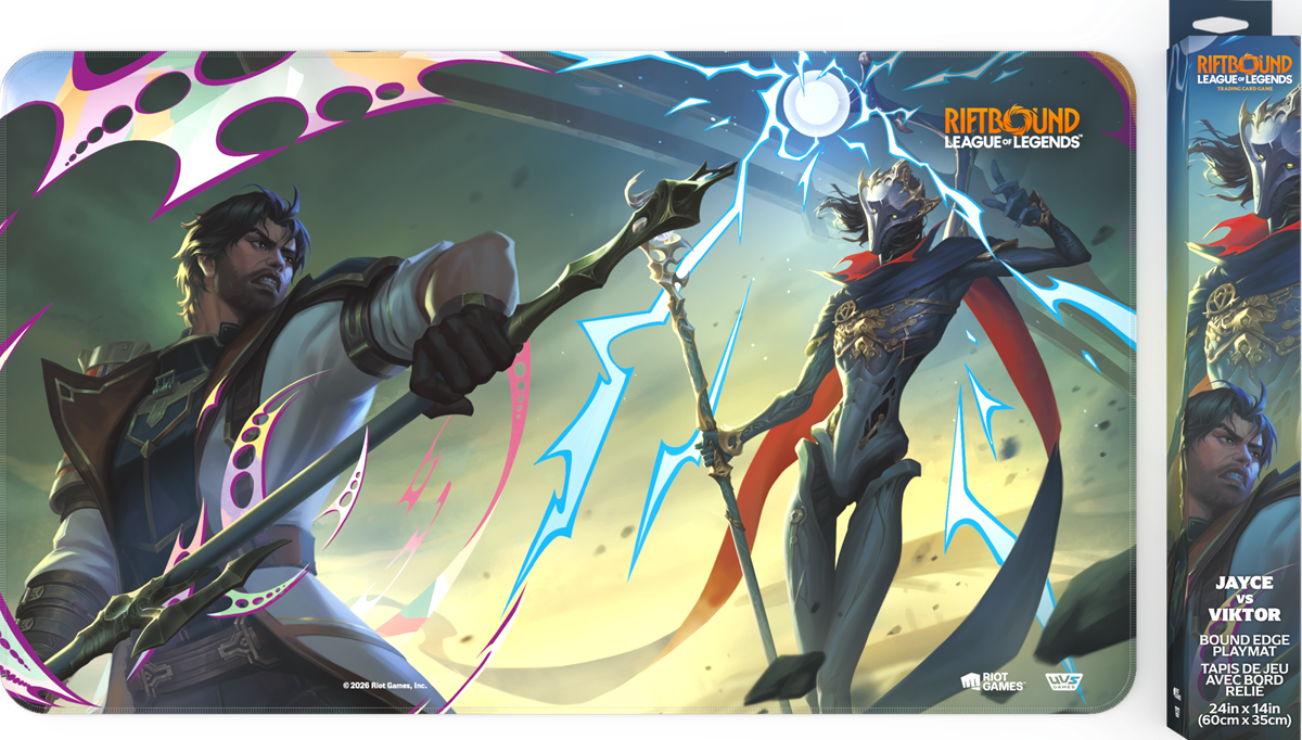 Riftbound: League of Legends TCG Vendetta Playmat Jayce vs Viktor