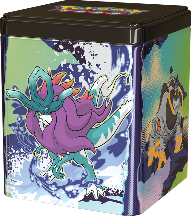 Pokémon 2025 Q1 Stacking Tin - Mysterious Paradox Pokémon (Pre-Order)