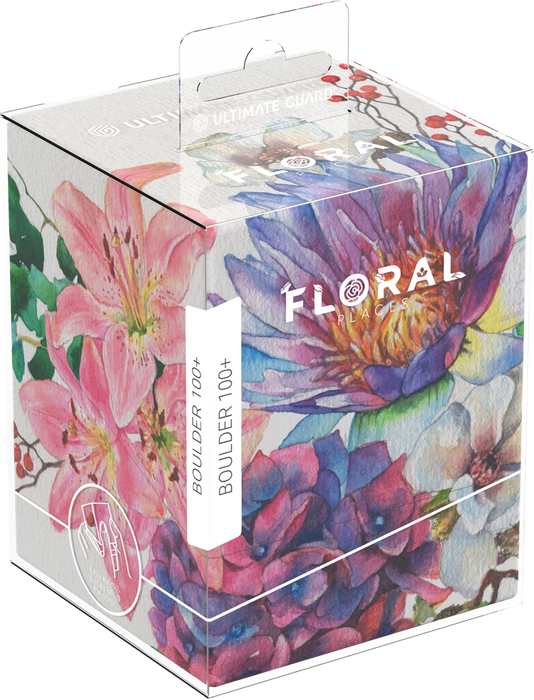 Ultimate Guard - Boulder Deck Case 100+ Floral Places - Lotus Bloom