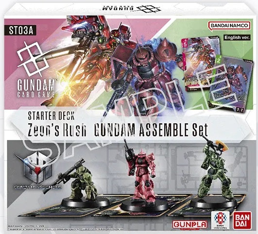 Gundam CG Starter Deck ST-03A Gundam Assemble Zeon's Rush