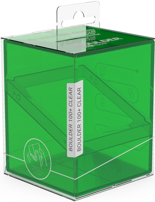 Ultimate Guard Deck Box - Boulder 100+ Clear Emerald