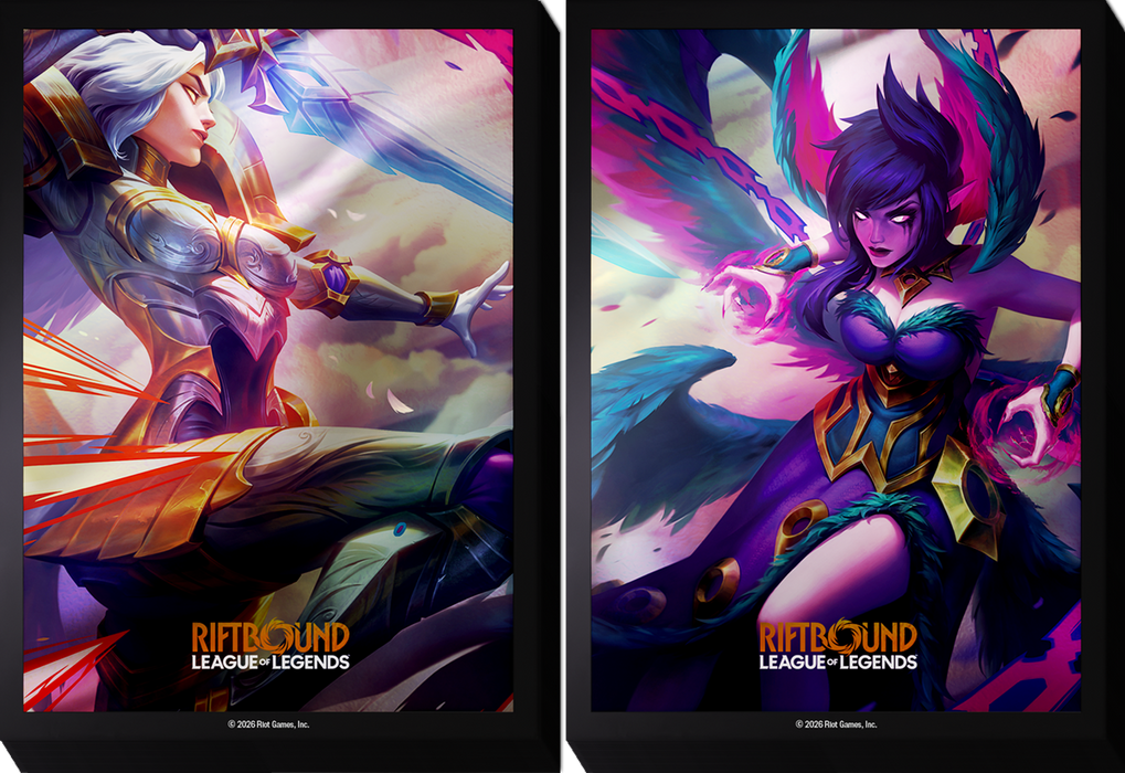 Riftbound: League of Legends TCG Vendetta Art Sleeve Kayle vs Morgana 100CT