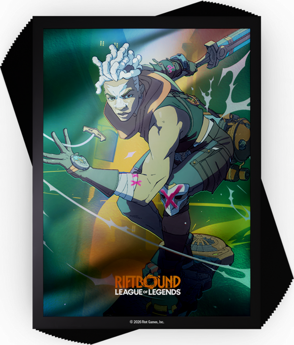 Riftbound: League of Legends TCG Radiance Art Sleeves Ekko 100ct