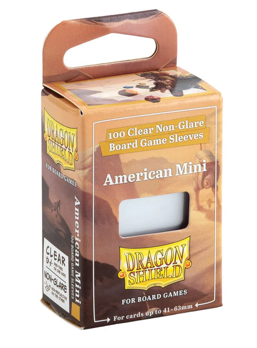 Dragon Shield: 100ct Mini American Board Game Sleeves 41mm x 63mm