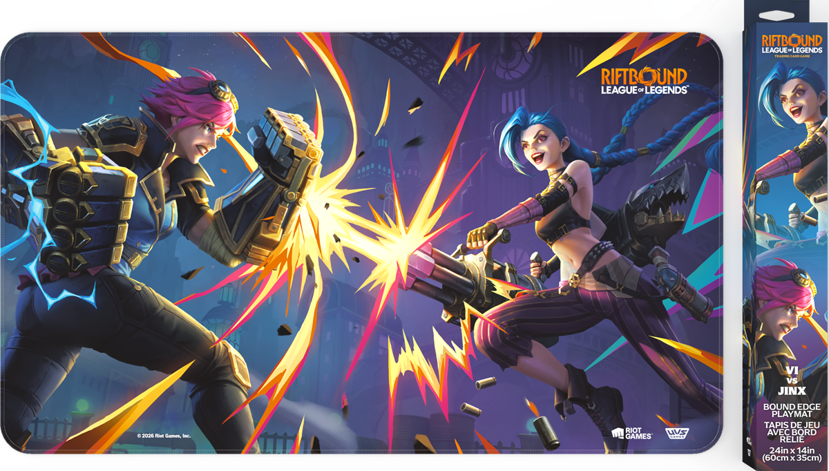 Riftbound: League of Legends TCG Vendetta Playmat Vi vs Jinx