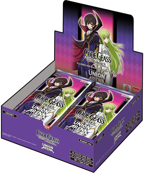 Union Arena TCG: Code Geass Lelouch of the Rebellion Booster Box