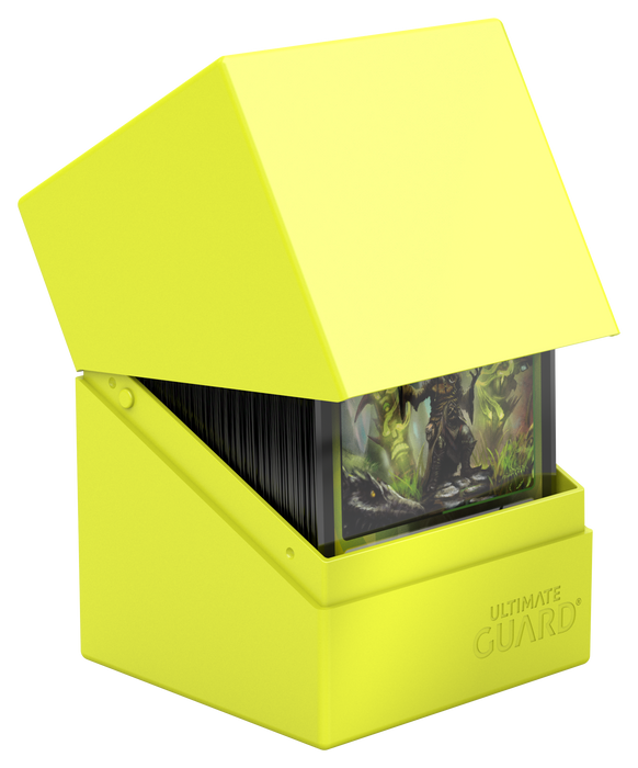 Ultimate Guard Deck Box - Boulder 100+ Solid Neon Yellow