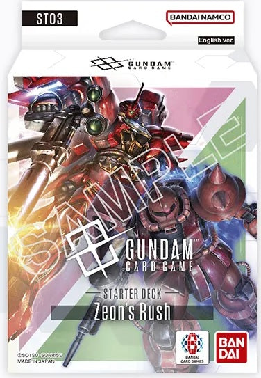 Gundam CG Starter Deck ST-03 Zeon's Rush