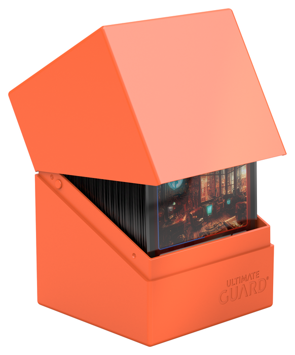 Ultimate Guard Deck Box - Boulder 100+ Solid Neon Orange